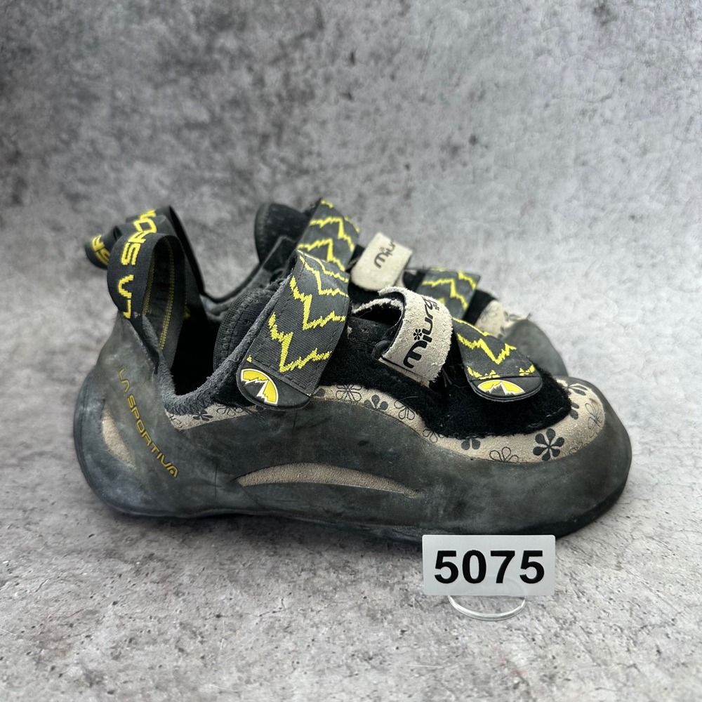 La Sportiva Miura VS Climbing Shoes Womens 6 Black Aggressive Bouldering
